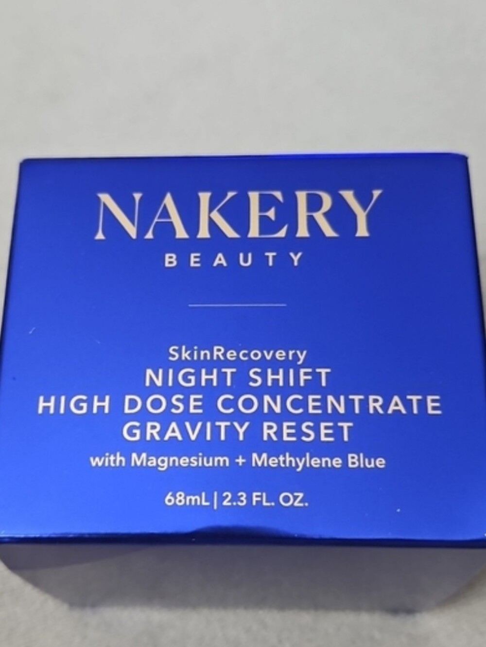 Nakery Beauty Night Shift Gravity Reset Concentrate 2.3oz NIB